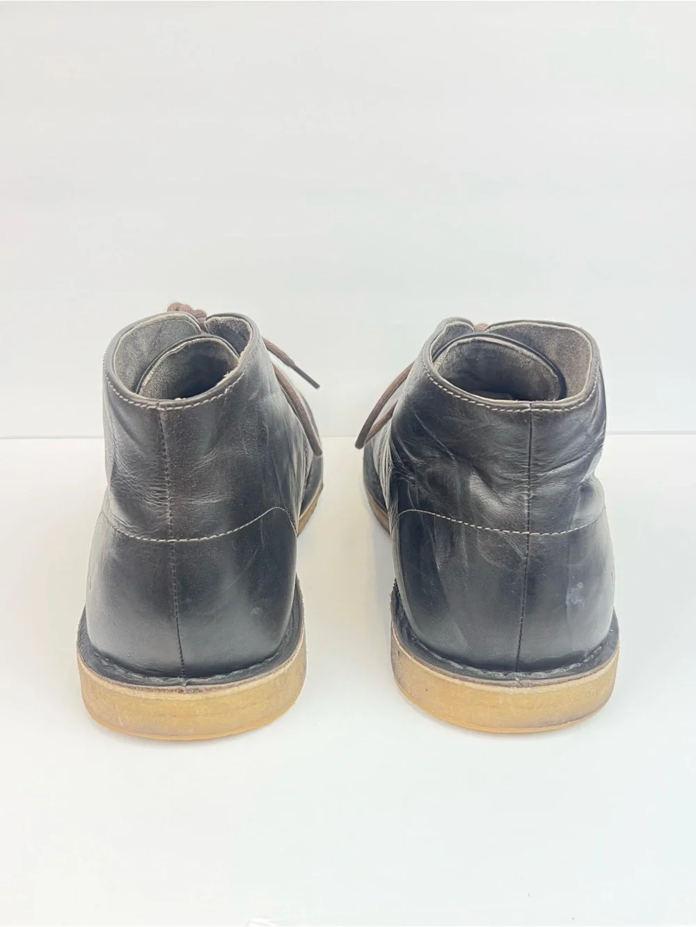 UGG Leighton Chukka Boots Shoes Mens Size 15 Dark Brown Leather 3275